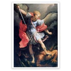 Открытка «Архангел Михаил, поражающий дракона» Худ. Гвидо Рени
